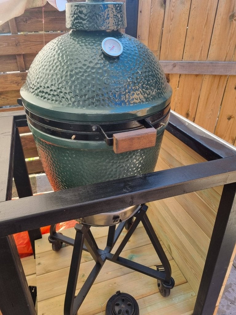 big green egg zonder accessoires, Ophalen, Gebruikt, Big Green Egg
