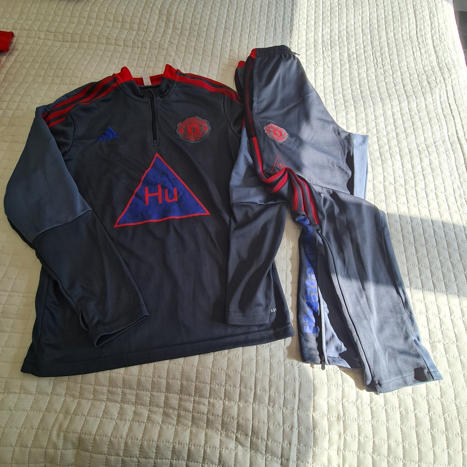 Manchester United Trainingspak - Maat M, Maat 48/50 (M), Ophalen of Verzenden, Zo goed als nieuw, Adidas