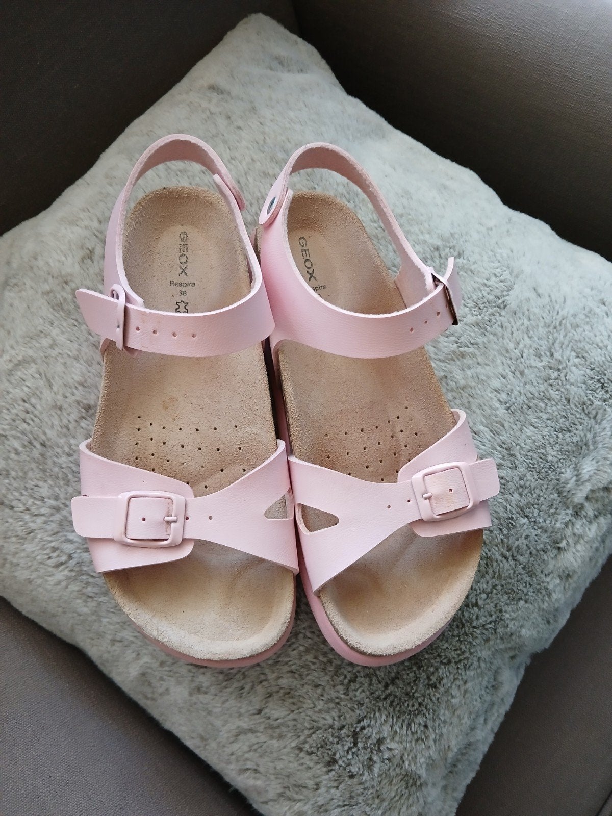 Geox sandalen, Ophalen of Verzenden, Zo goed als nieuw, Roze, Sandalen of Muiltjes