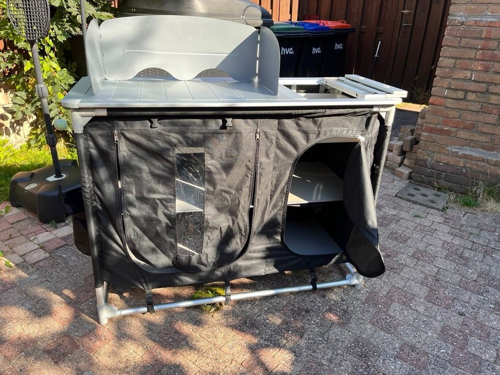 Tectake camping keuken, Caravans en Kamperen, Kampeeraccessoires, Ophalen, Gebruikt