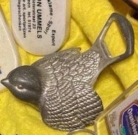 Vintage vogel flesopener - Uniek design, Ophalen of Verzenden