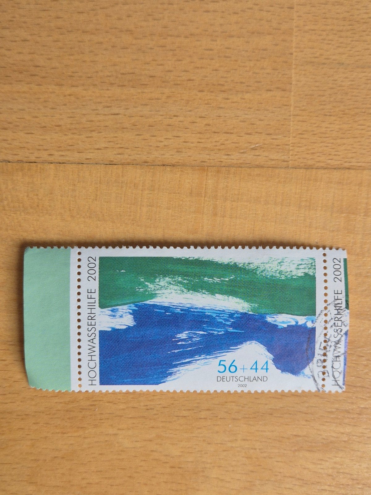 Duitsland 2002 watersnoodramp, Postzegels en Munten, Ophalen of Verzenden, 1990 tot heden, Gestempeld