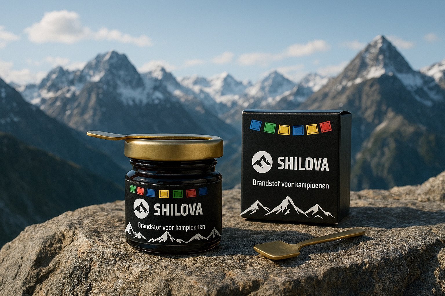 Shilova Shilajit Pure Himalaya 30 Gram + Gratis Gouden Lepel, Ophalen of Verzenden, Nieuw, Poeder of Drank