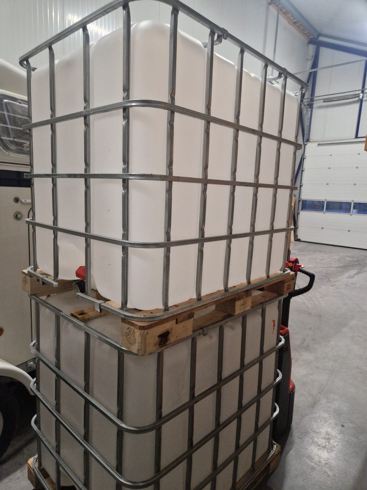 3x IBC 1000 liter vaten, Ophalen, Kunststof, Met kraantje, 150 liter of meer