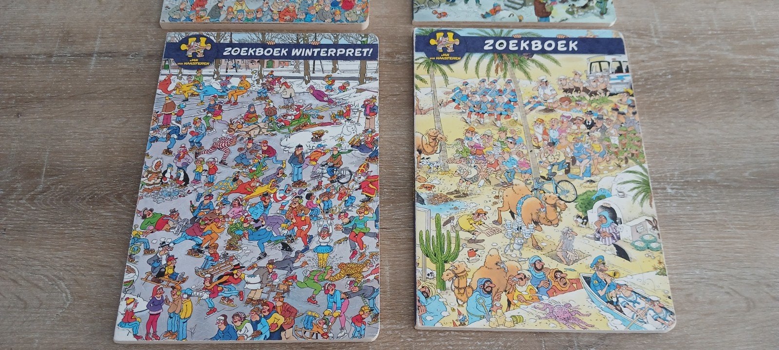 2 Jan van Haasteren zoekboek winterpret + vakantie, Ophalen of Verzenden, Gelezen, Jan van haasteren