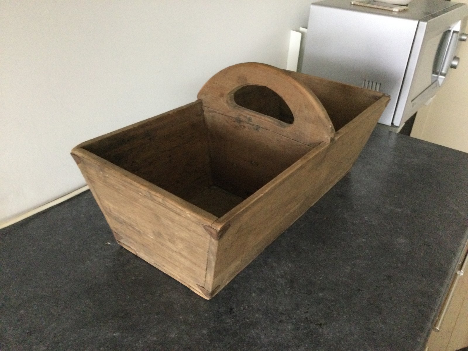 Mooie houten plukbak, Ophalen of Verzenden, Zo goed als nieuw