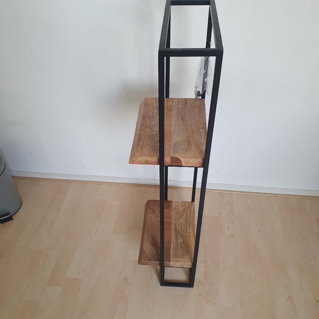 Mangohout wandplank, Ophalen, Zo goed als nieuw