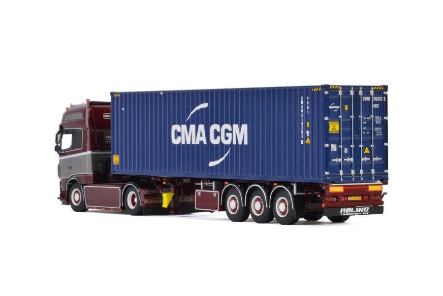WSI DAF XF SSC MY2017 4X2 CONTAINER TRAILER + 40 FT ROLING, Ophalen of Verzenden, Nieuw, Bus of Vrachtwagen, Wsi