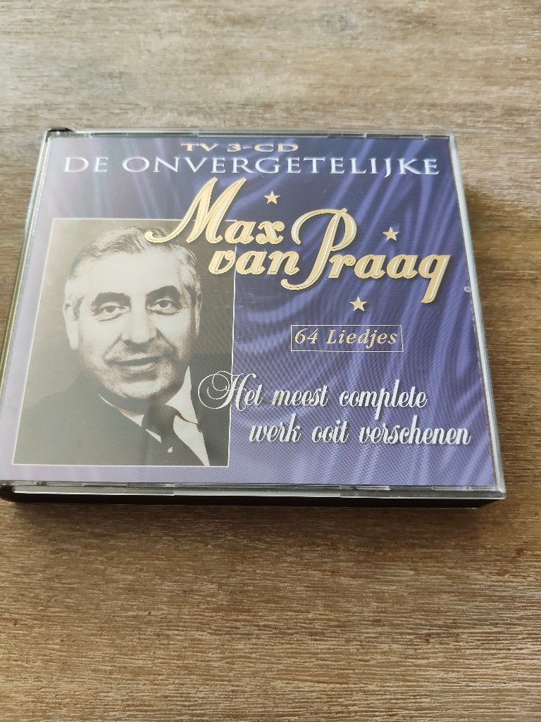 5246 max van praag - de onvergetelijke max van praag 3cd box, Verzenden, Gebruikt, Levenslied of Smartlap