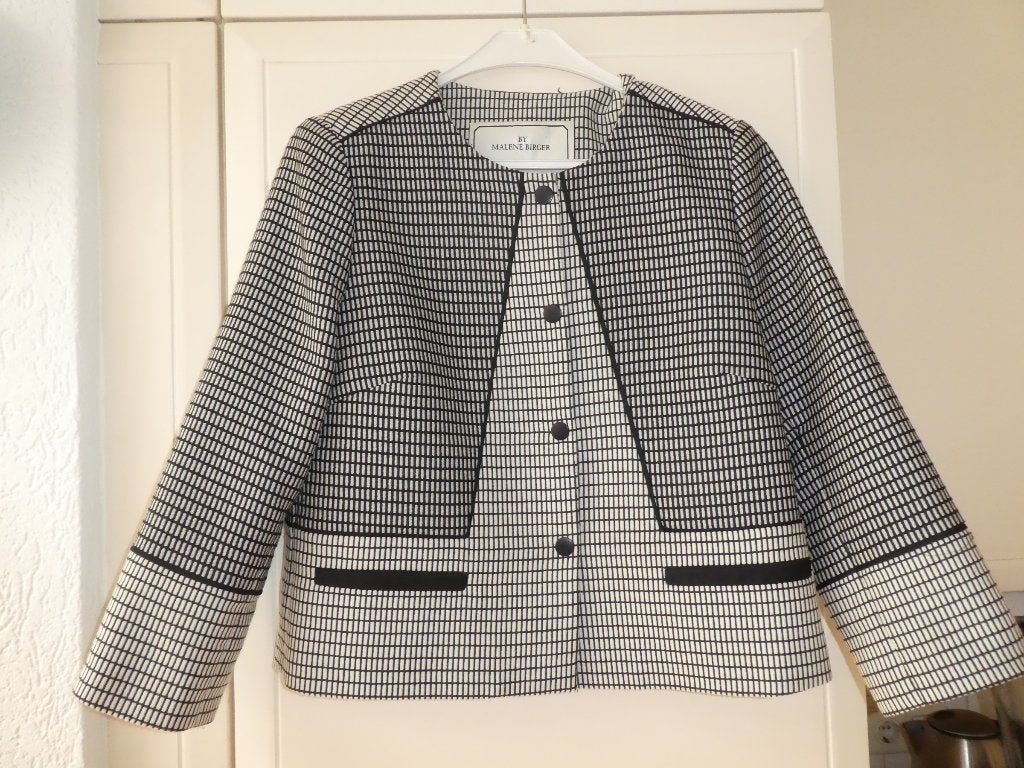 NIEUW By Malene Birger jasje maat 40 grijs beige zwart, Maat 38/40 (M), Overige kleuren, Verzenden, Nieuw