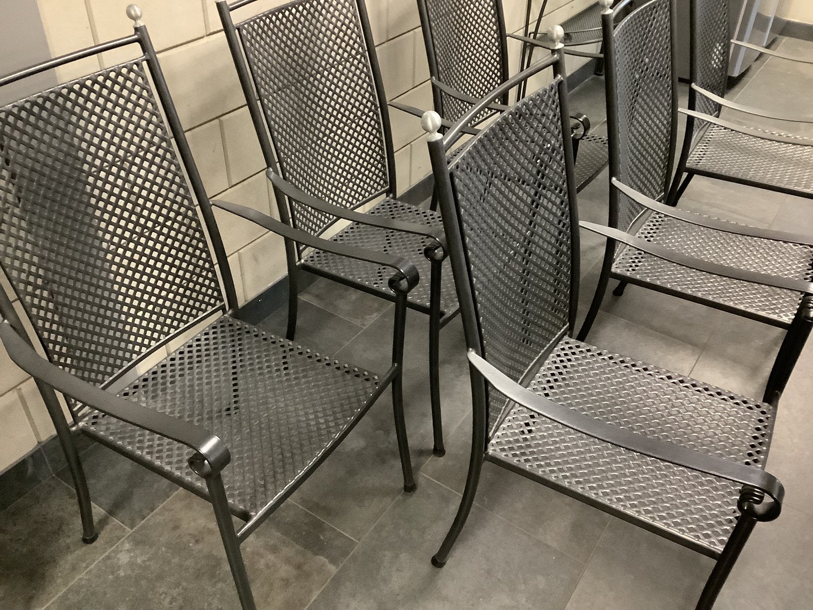 6 Prachtige tuinstoelen Royal Garden Excelsior . Nieuwstaat, Ophalen of Verzenden, Zo goed als nieuw, Overige materialen