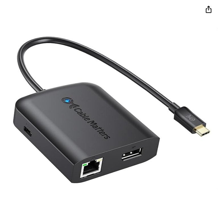USB C Hub (Display Port, USB, Ethernet, power, Thunderbolt, Computers en Software, Ophalen of Verzenden, Zo goed als nieuw, Docking station