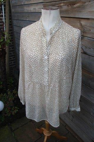 Tuniek beige/ camel Jane Lushka mt M transparant Vaste AANB, Maat 38/40 (M), Beige, Ophalen of Verzenden, Zo goed als nieuw