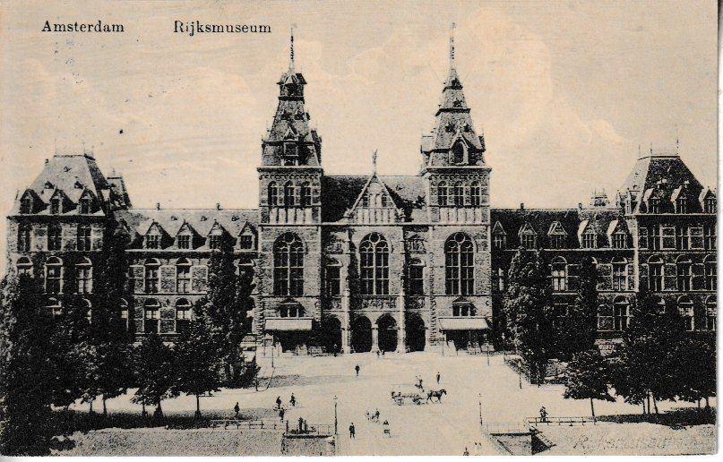 AMSTERDAM - RIJKSMUSEUM, Ophalen of Verzenden, Voor 1920, Gelopen, Noord-Holland