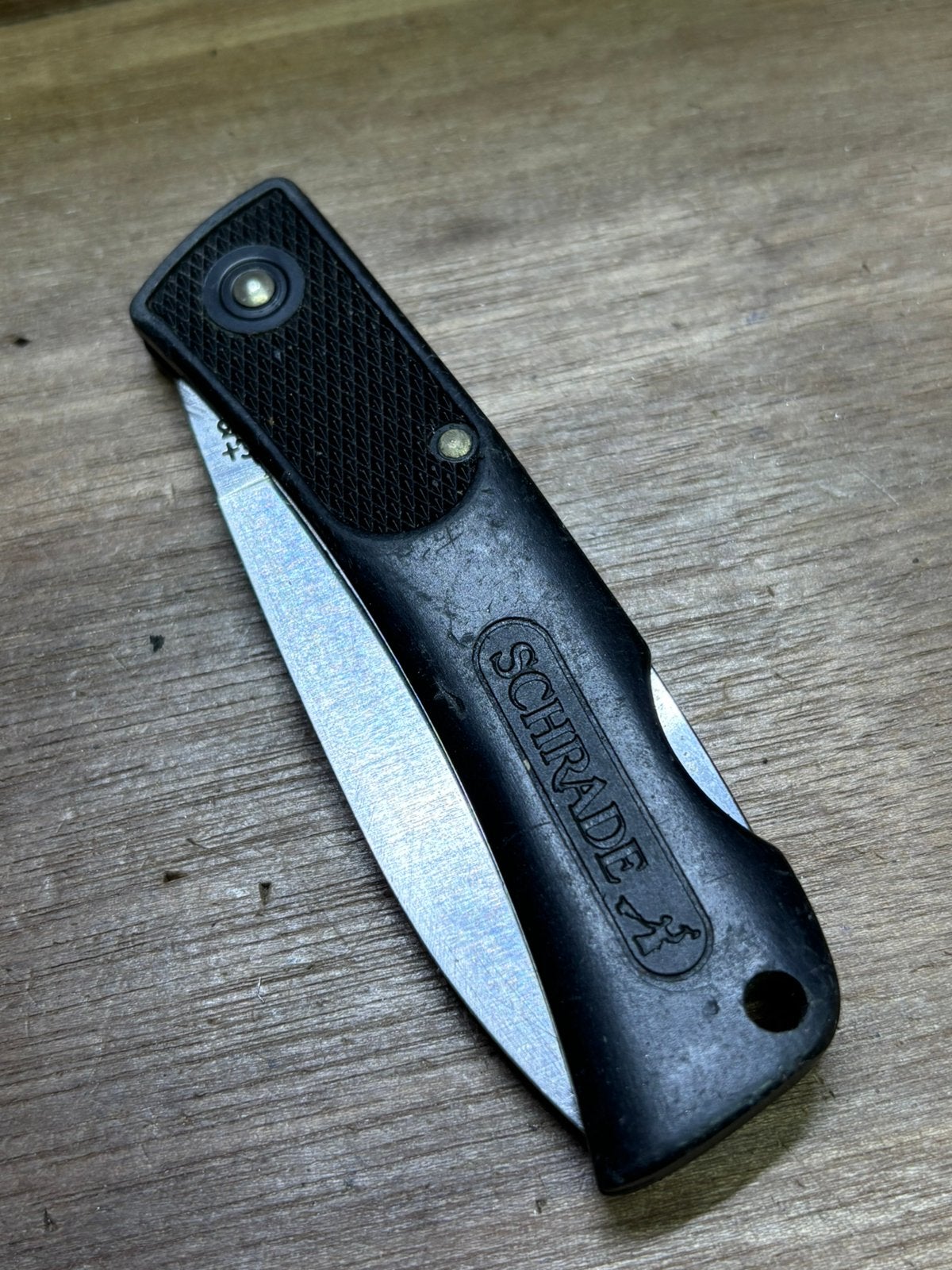 Schrade opvouwbaar zakmes - Gebruikt, Ophalen of Verzenden, Gebruikt