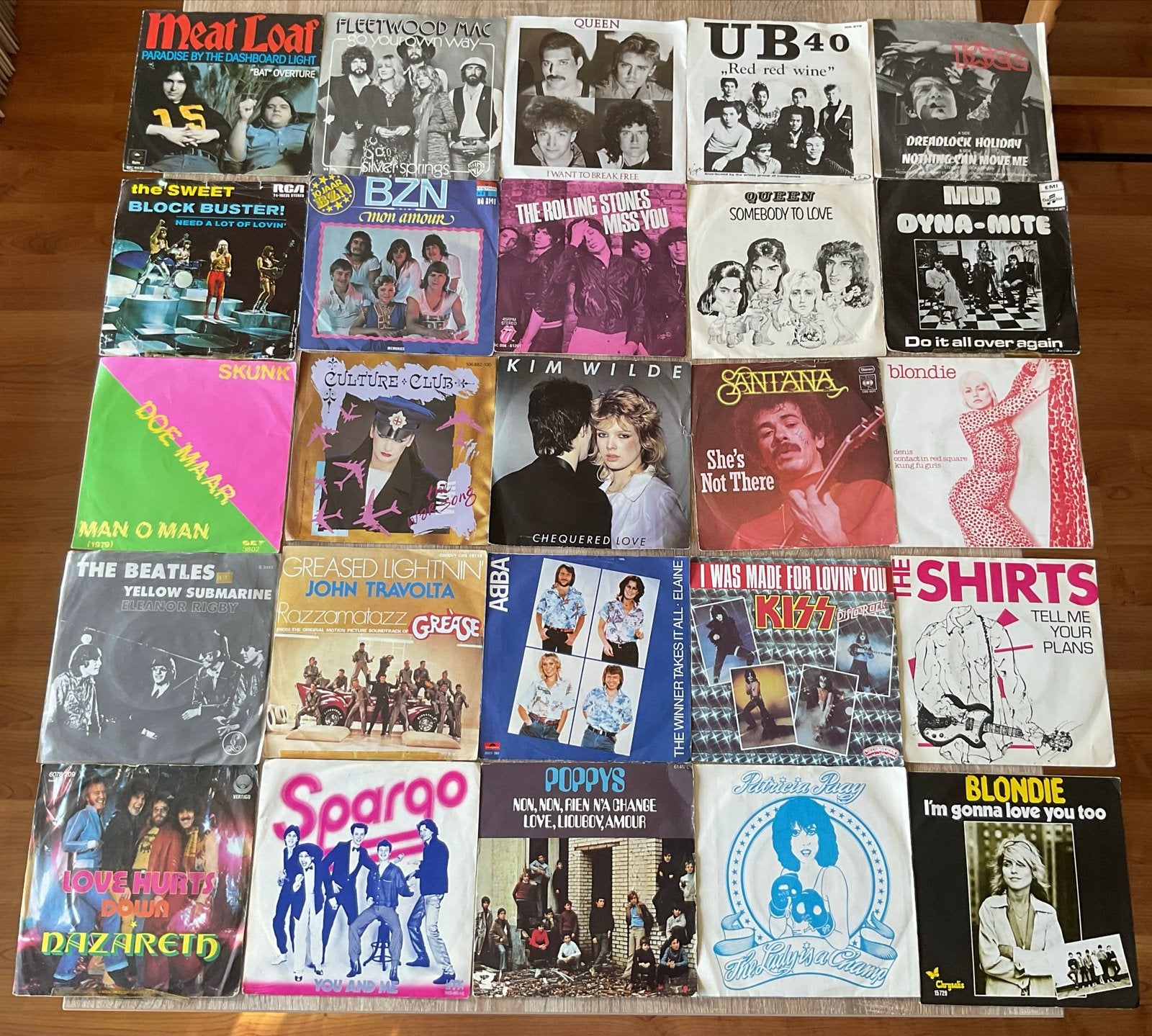 Grote collectie pop singles (vinyl) - diverse artiesten, Cd's en Dvd's, Ophalen, Gebruikt, Pop, 7 inch