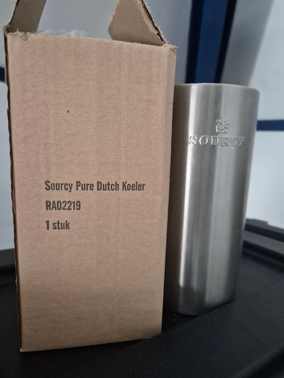 Sourcy Pure Dutch Koeler - Nieuw in doos, Flessenkoeler, Ophalen of Verzenden, Metaal, Overige merken
