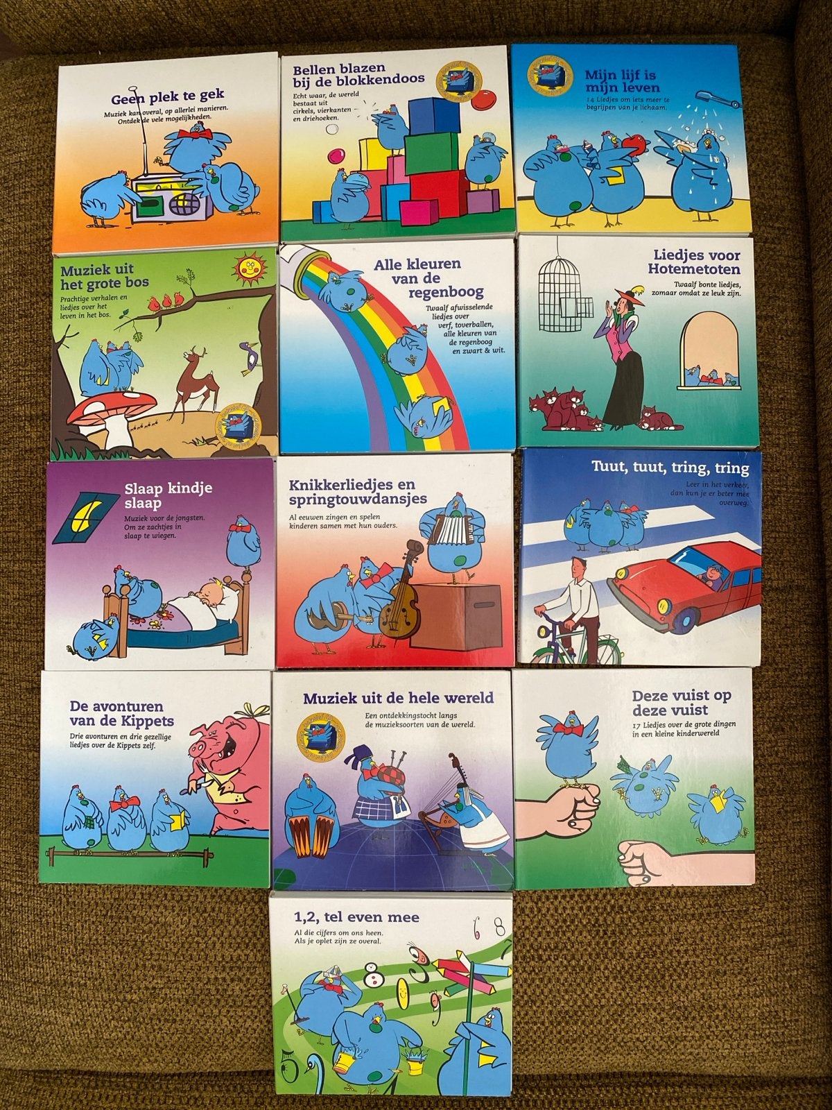 De Kippets 13 cd’s-Grote collectie kinderliedjes en verhalen, Tot 2 jaar, Ophalen of Verzenden, Zo goed als nieuw, Muziek
