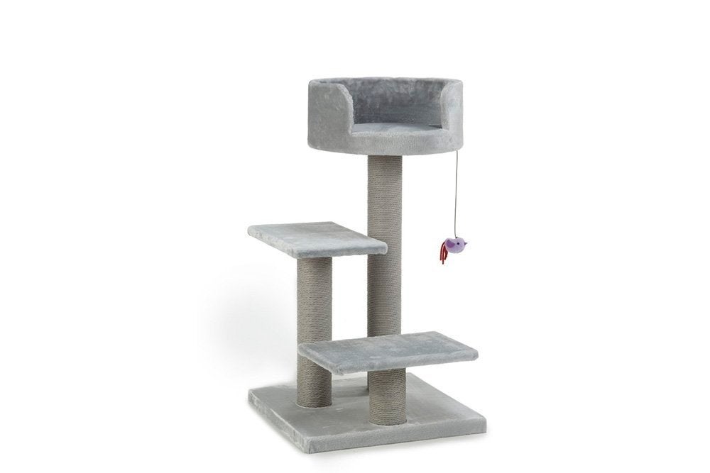 Beeztees Serpa Figo – Krabpaal – Grijs – 50x50x92 cm, ., Ophalen of Verzenden, ., .