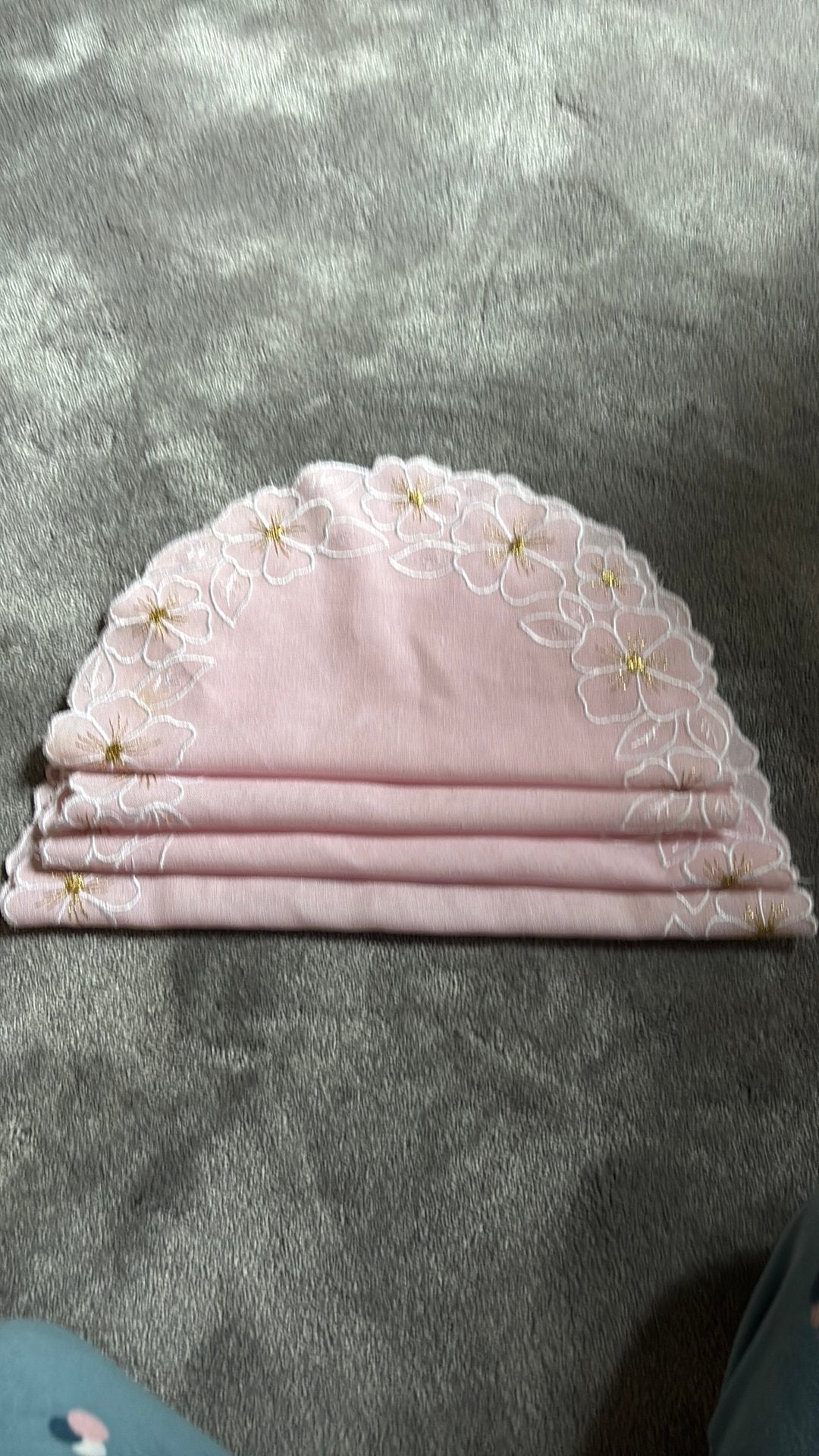 Luxe geborduurde placemats & onderzetters (6-delige set), Antiek en Kunst, Ophalen of Verzenden