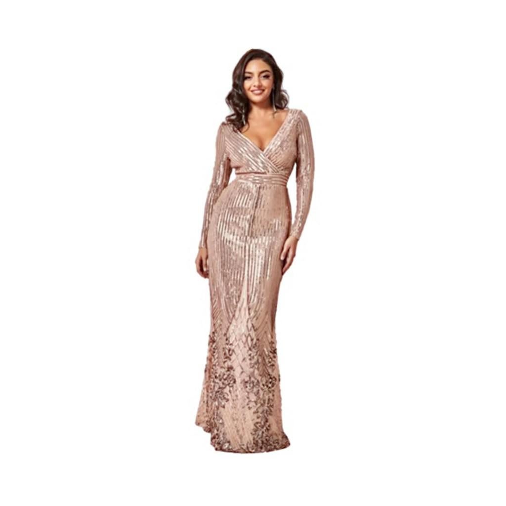 Avondjurk roségoud (nieuw), Kleding | Dames, Gelegenheidskleding, Maat 38/40 (M), Galajurk, Overige kleuren, Nieuw