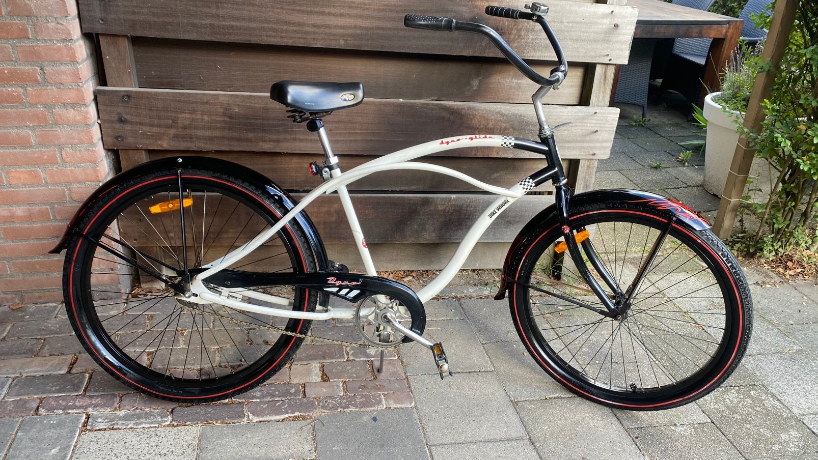 Dyno-Glyder Beachcruiser/Chopper(model Harley Davidson), Fietsen en Brommers, Ophalen, Terugtraprem, Gebruikt, Staal