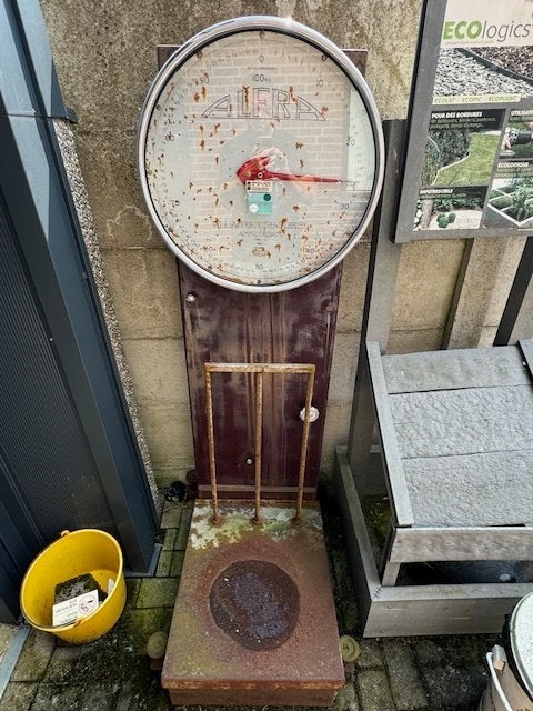 Weegschaal voor deco, Ophalen, Winkelweegschaal, Analoog, 100 kg of meer