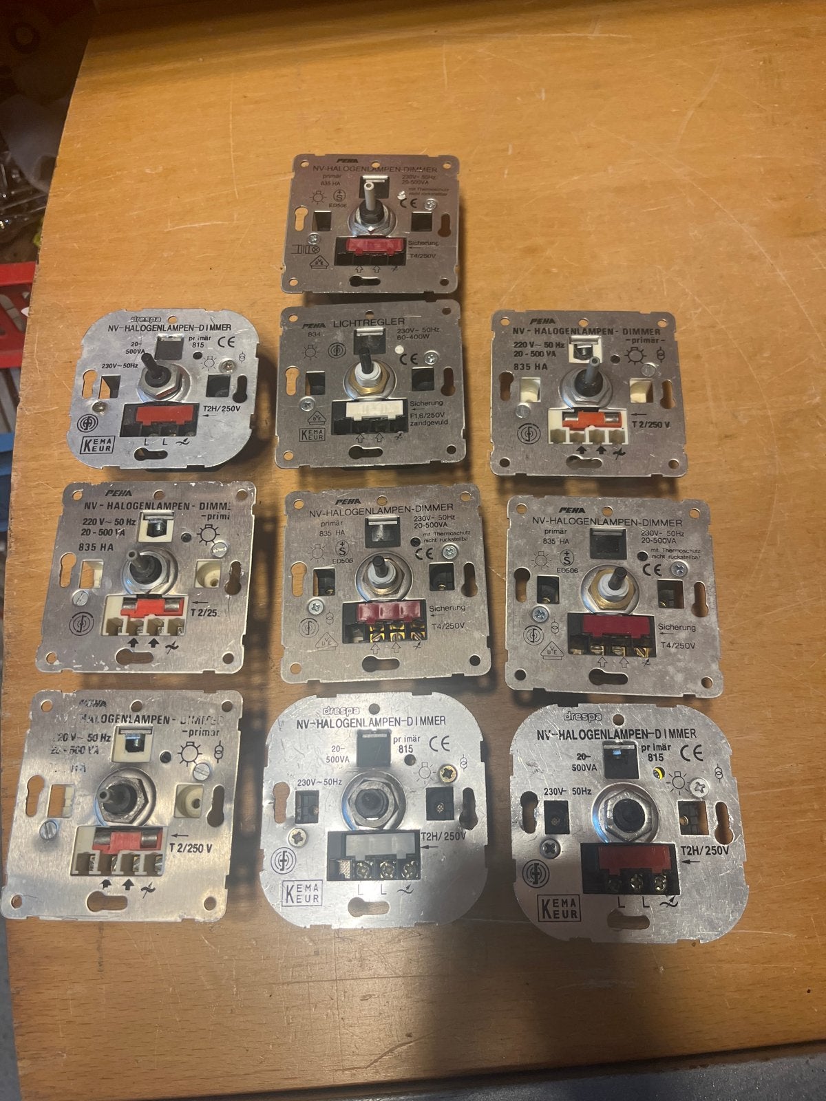10x Halogeenlampen-dimmer - PEHA - Nieuwstaat, Ophalen of Verzenden, Zo goed als nieuw, Overige merken, Dimmer