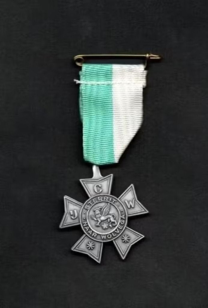 Medaille Sterrit naar Wolvega Weststellingwerf IJ.C.W. 1985., Ophalen of Verzenden, Zo goed als nieuw
