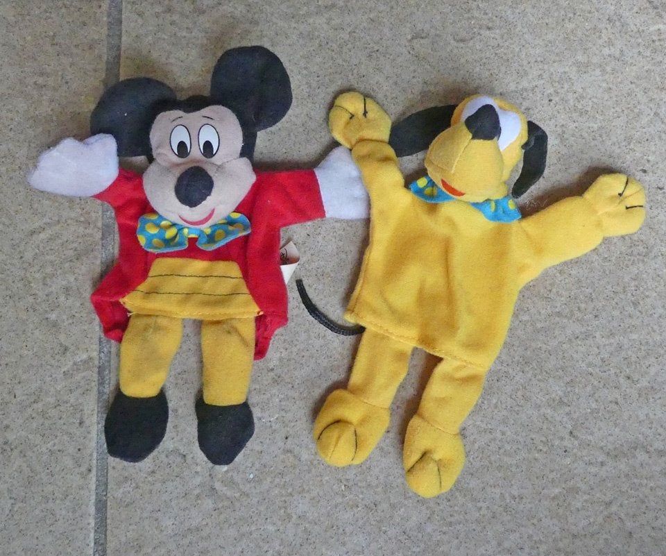 McDonald's Happy Meal Mickey Mouse Pluto pluche Walt Disney, Ophalen of Verzenden, Gebruikt