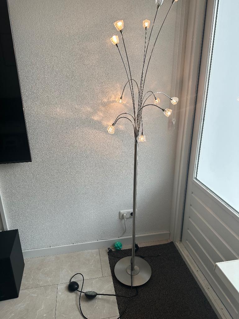 Staande lamp, Ophalen, Gebruikt, Metaal, 150 tot 200 cm