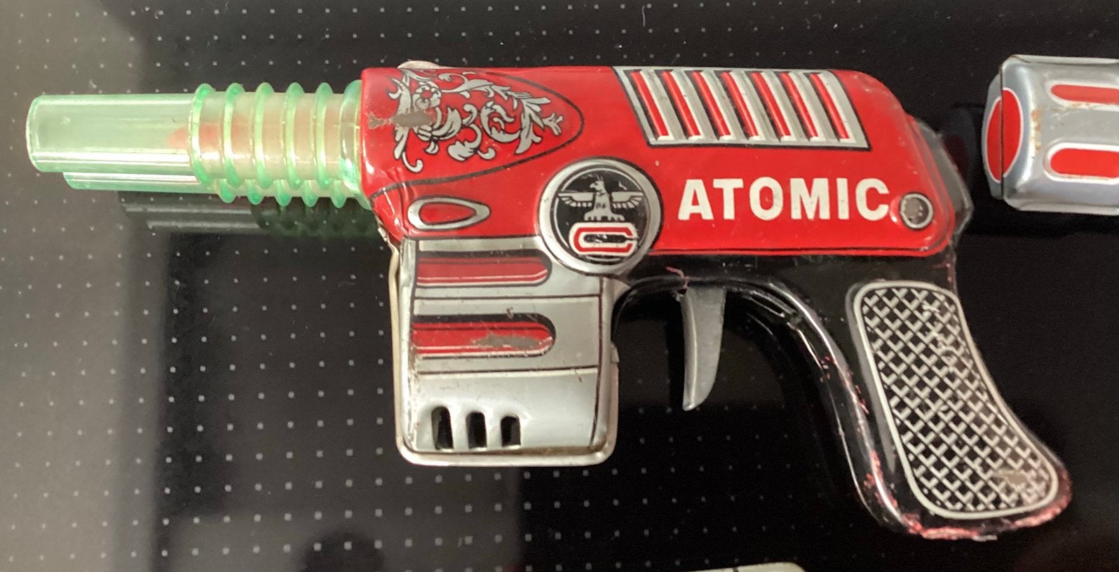 VHTF 1950's 1960's blikken ATOMIC Ray Gun ,TN Nomura Japan, Ophalen