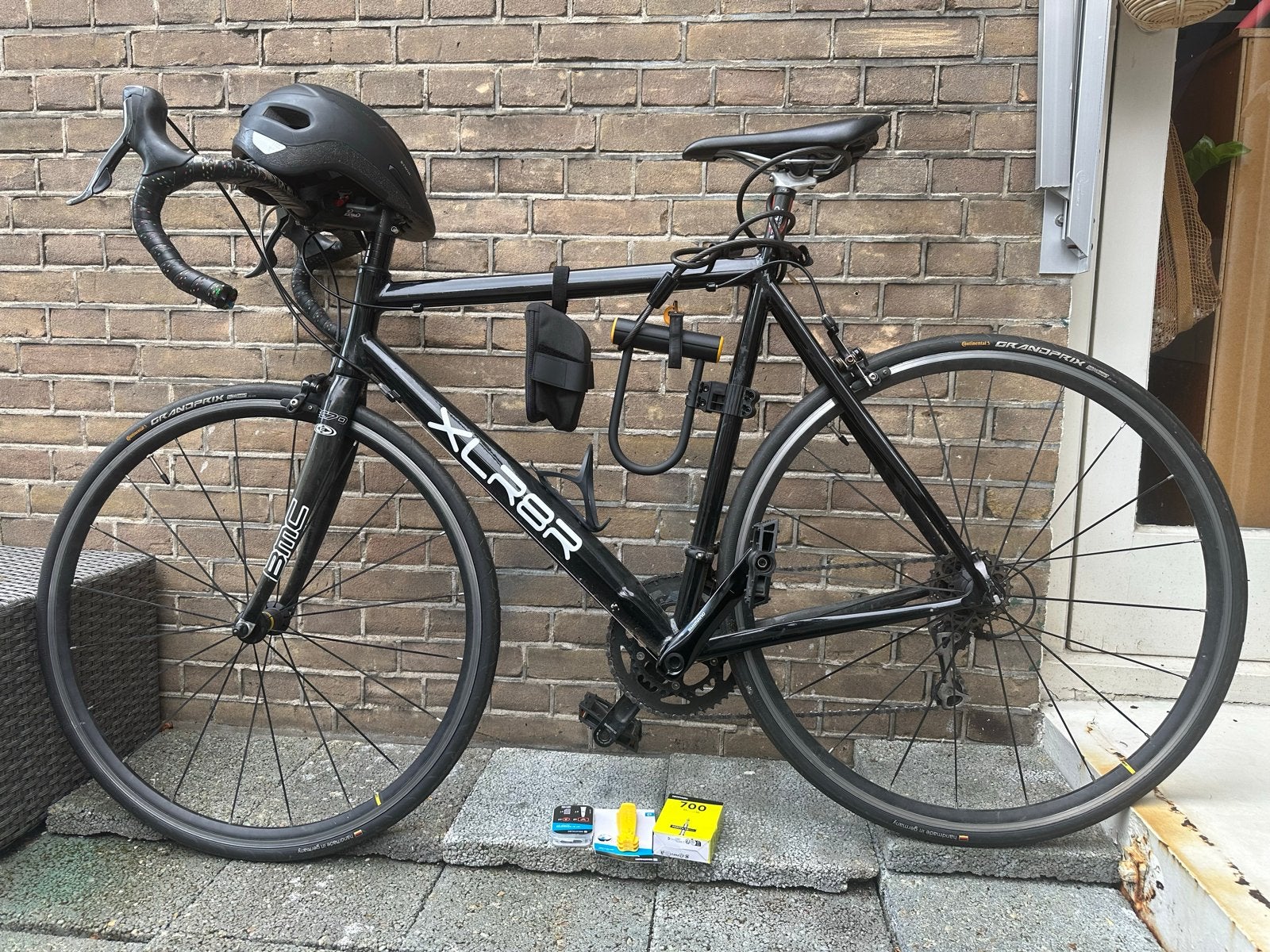BMC XLR8 racefiets met carbon voorvork en Shimano Tiagra, Fietsen en Brommers, Fietsen | Racefietsen, 28 inch, Gebruikt, Aluminium