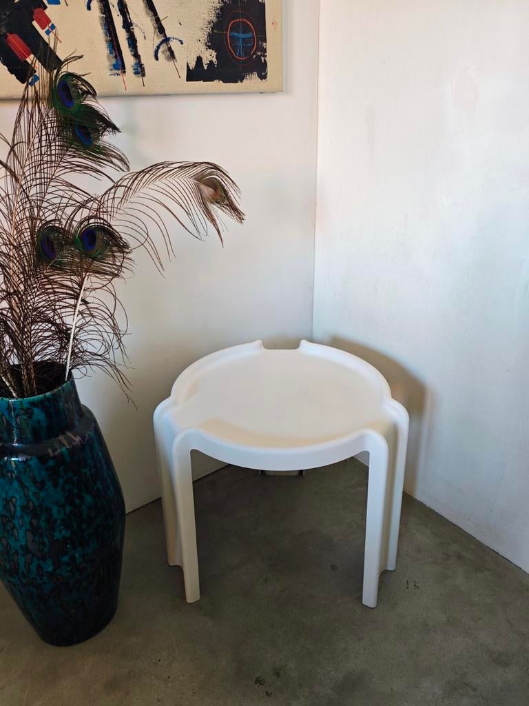 Kartell Binasco bijzettafel Giotto Stoppino, Huis en Inrichting, Ophalen, Minder dan 45 cm, Gebruikt, Minder dan 55 cm