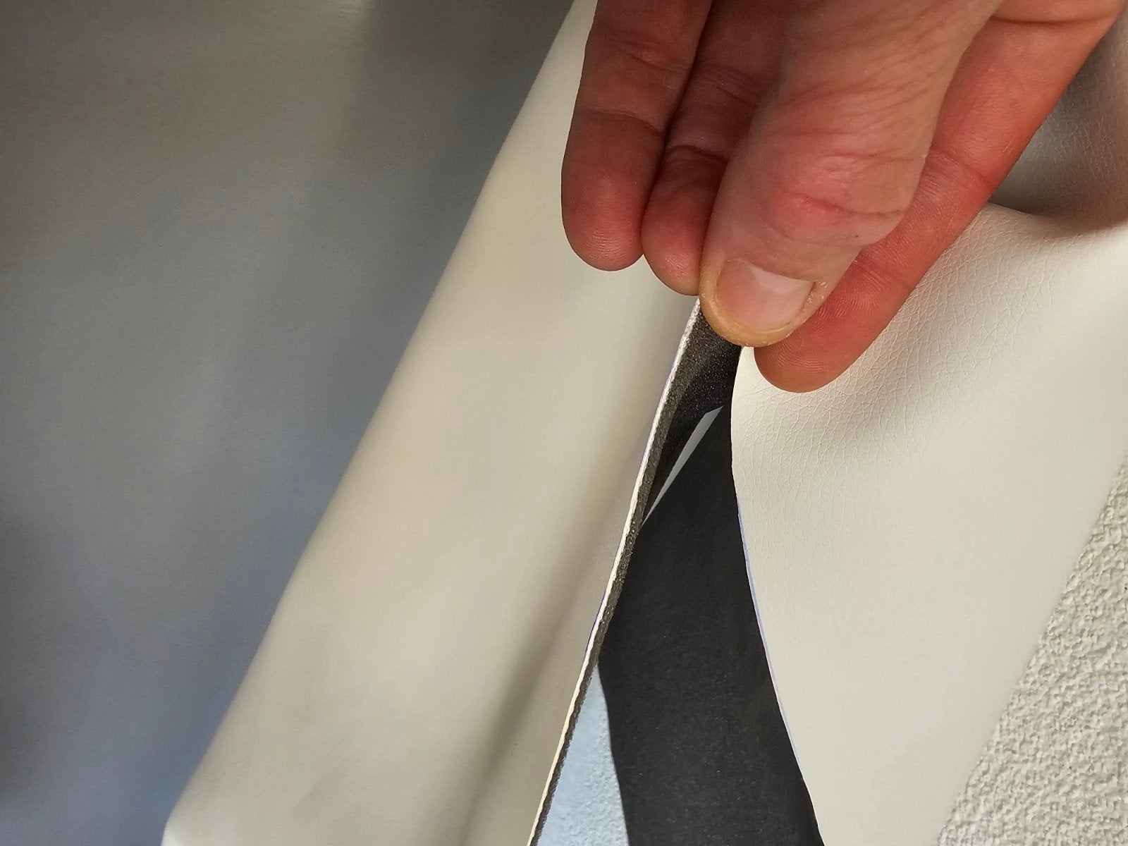 skai Leer  hemel/Wand bekleding (wit), Ophalen, Nieuw, Interieur en Kussens