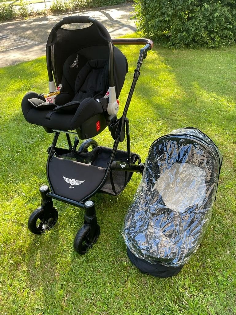 Mini Slee 3-in-1 Kinderwagen - Compleet en in goede staat, Gebruikt, Met autostoeltje, Combiwagen, Ophalen