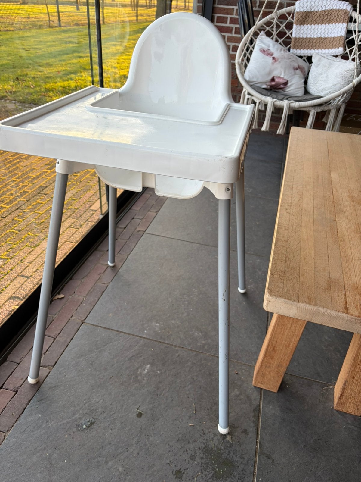 Ikea kinderstoel 2x, Kinderen en Baby's, Kinderstoelen, Ophalen, Gebruikt, Gordel(s)