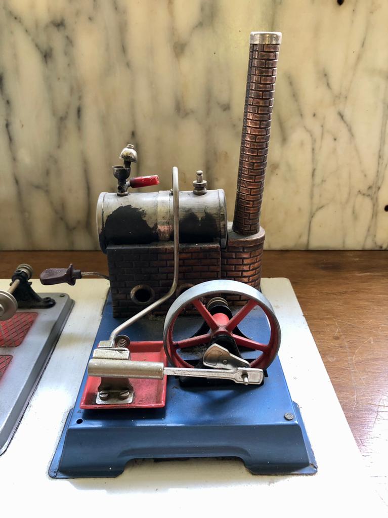 Vintage stoommachine, Ophalen of Verzenden, Gebruikt, Groter dan 1:32