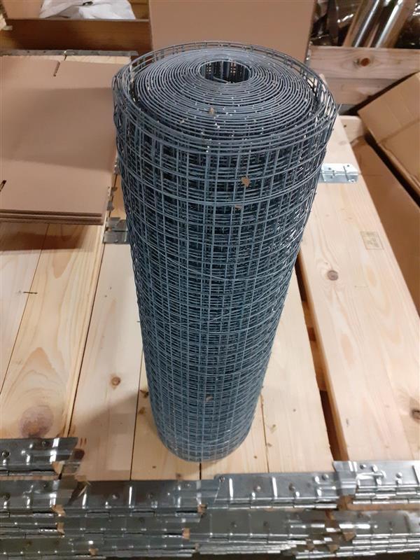 (M082 en M083) Garmix Volieregaas 19x19mm 50cmx10m Verzinkt, Tuin en Terras, Gaas en Draad, Verzenden, Zo goed als nieuw, 10 tot 20 meter