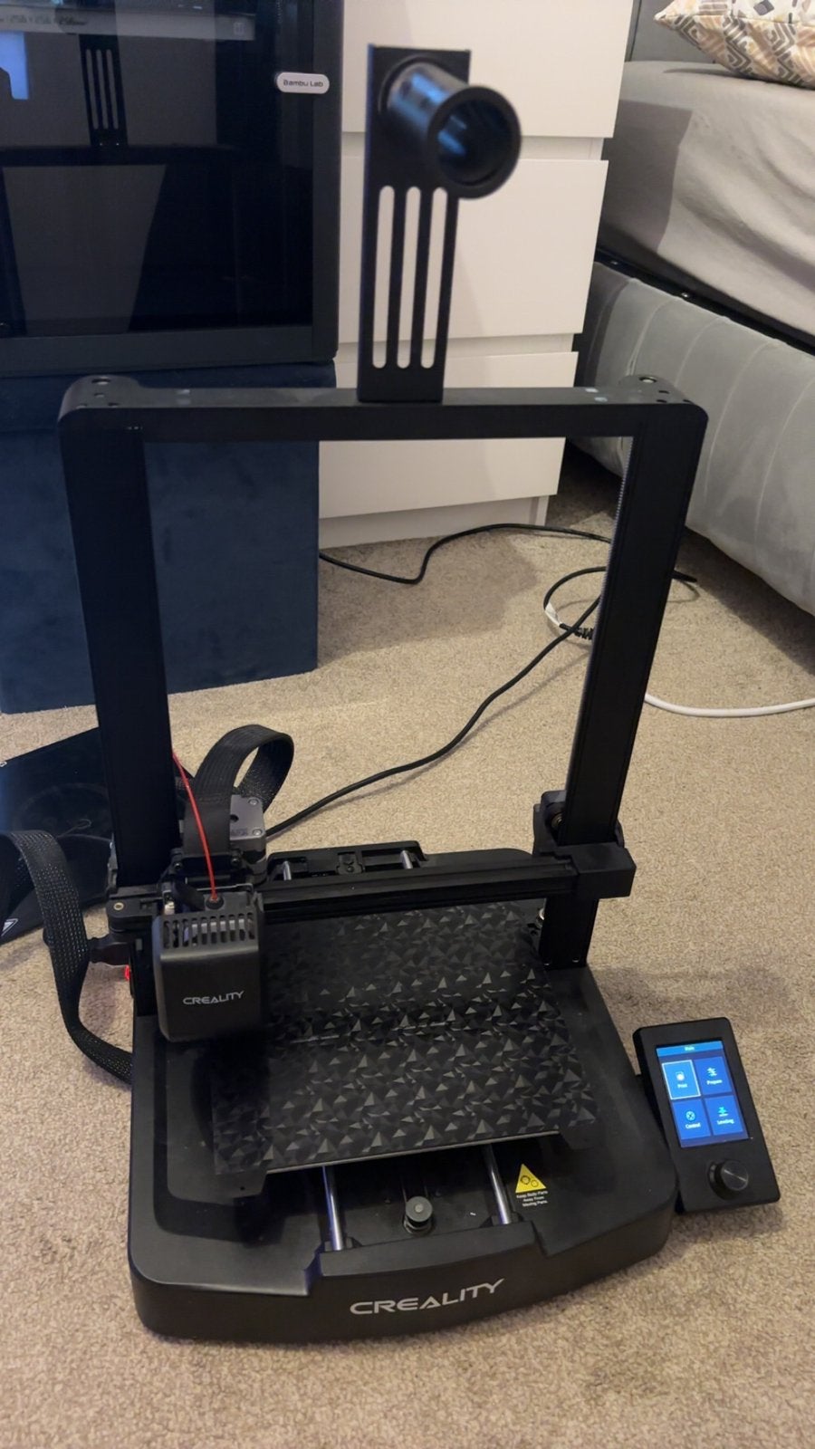 Ender 3 v3 SE 3d printer met accessories, Computers en Software, 3D Printers, Ophalen, Zo goed als nieuw