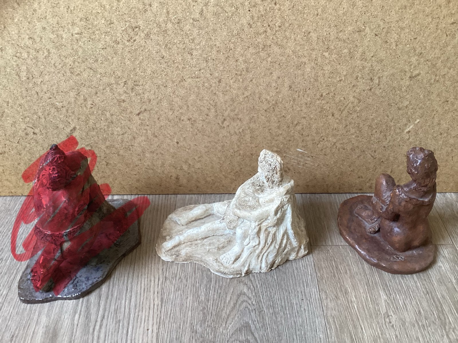 Man en vrouw van Keramiek, Ophalen