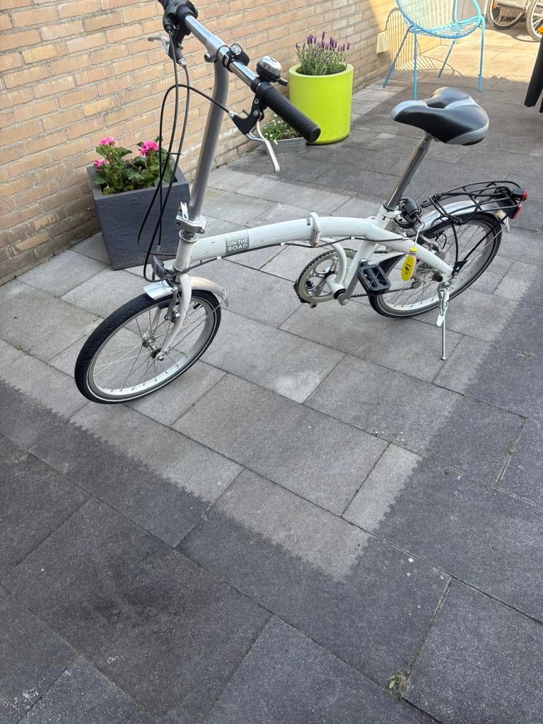 Voufiets te koop, Fietsen en Brommers, Fietsen | Vouwfietsen, 20 inch of meer, Gebruikt, Versnellingen, Totaal opvouwbaar