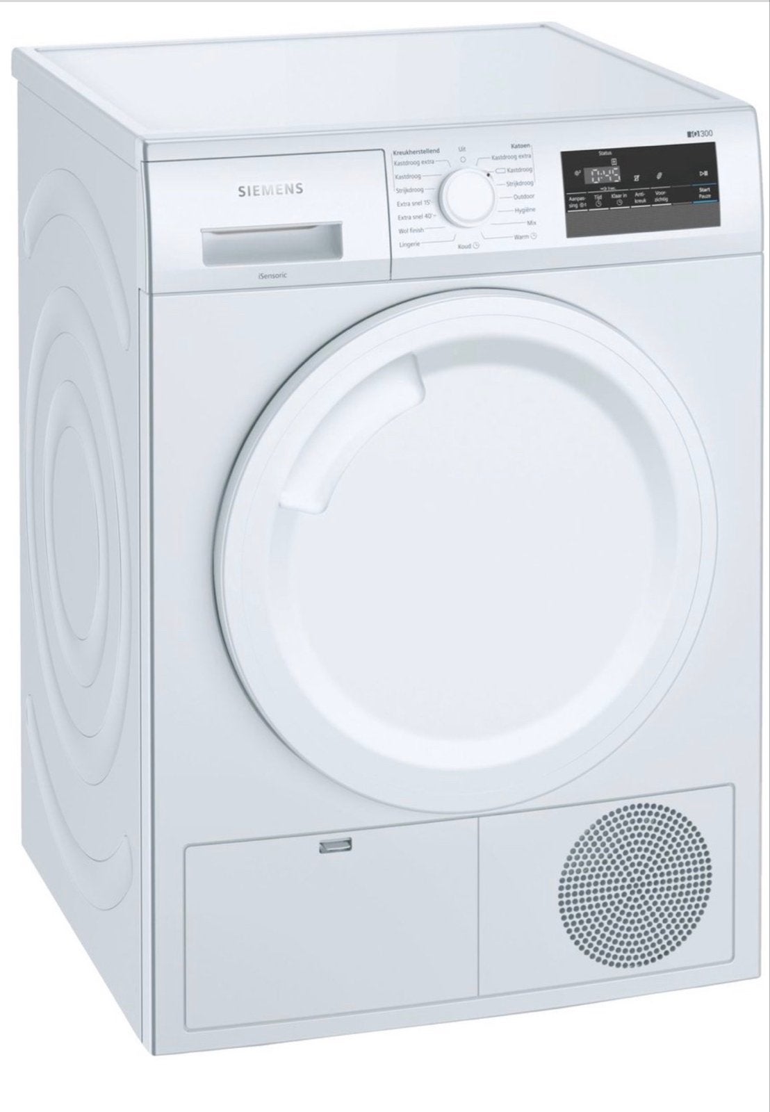 Siemens iQ300 Condensdroger WT43N202NL, Witgoed en Apparatuur, Wasdrogers, Ophalen, Wolprogramma, 6 tot 8 kg, Gebruikt