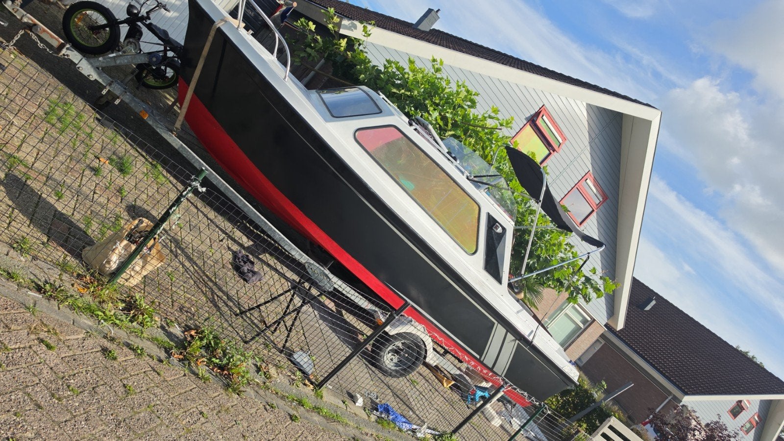 ONEDINE kajuitboot met gereviceerde buitenboordmotor z, Ophalen, Zo goed als nieuw