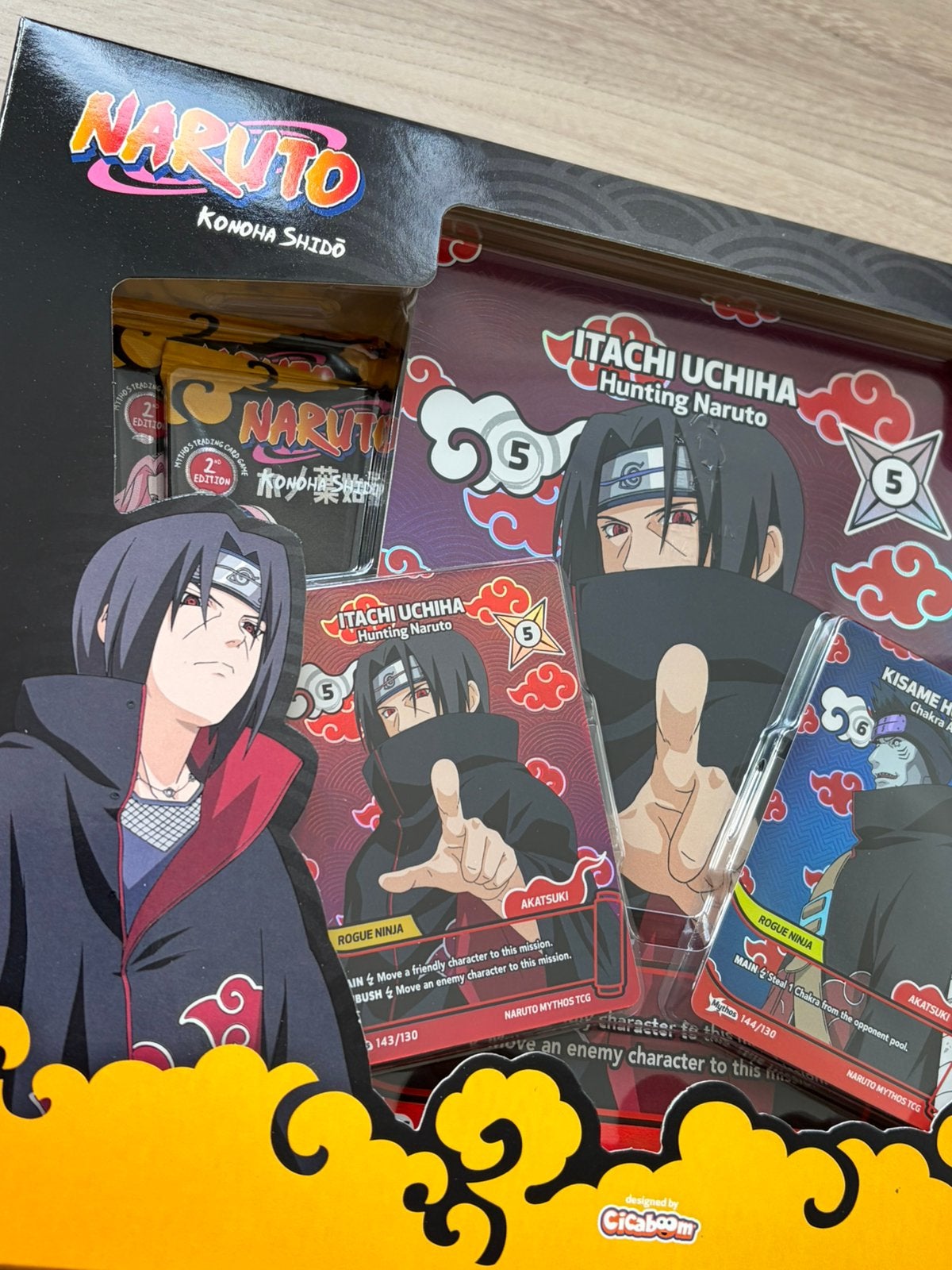 Itachi Uchiha & Kisame Hoshigaki Naruto Mythos TCG 2 Edition, Ophalen of Verzenden, Nieuw