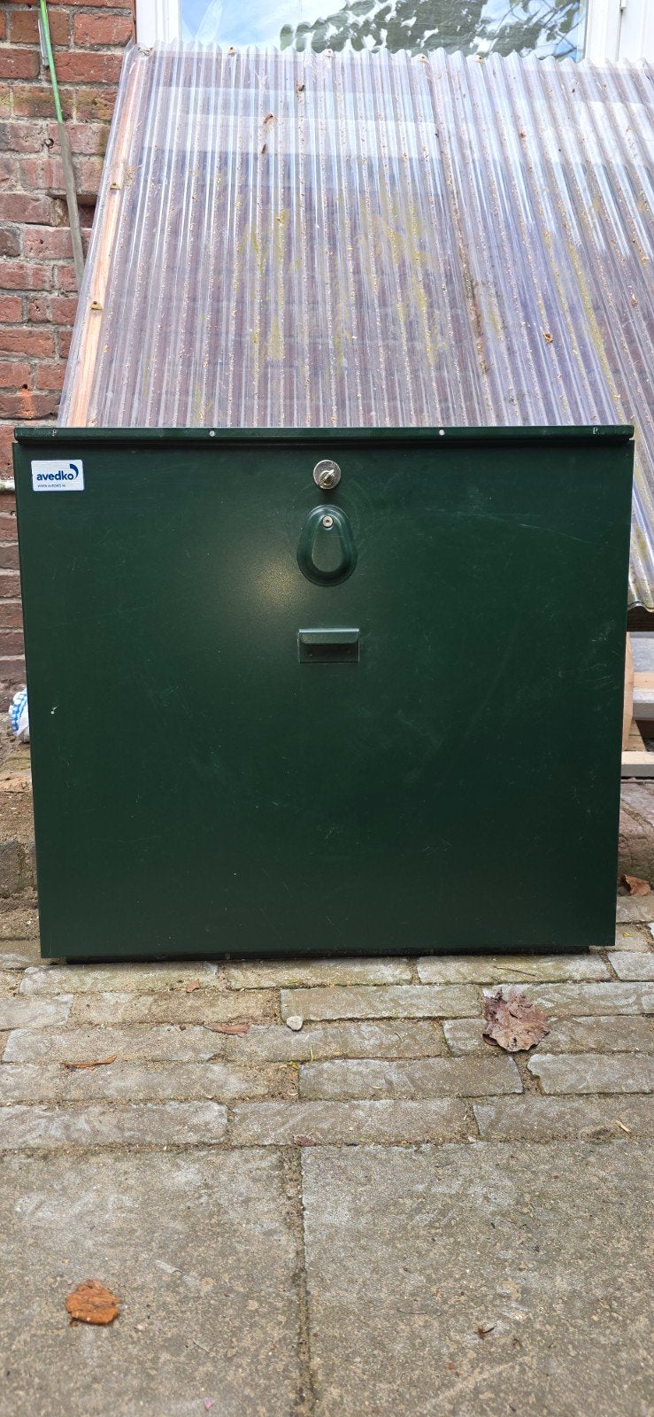 Avedko Gasmeterkast, buitenkast, 60×60x30 cm,G4/G6 RVS groen, Verzenden