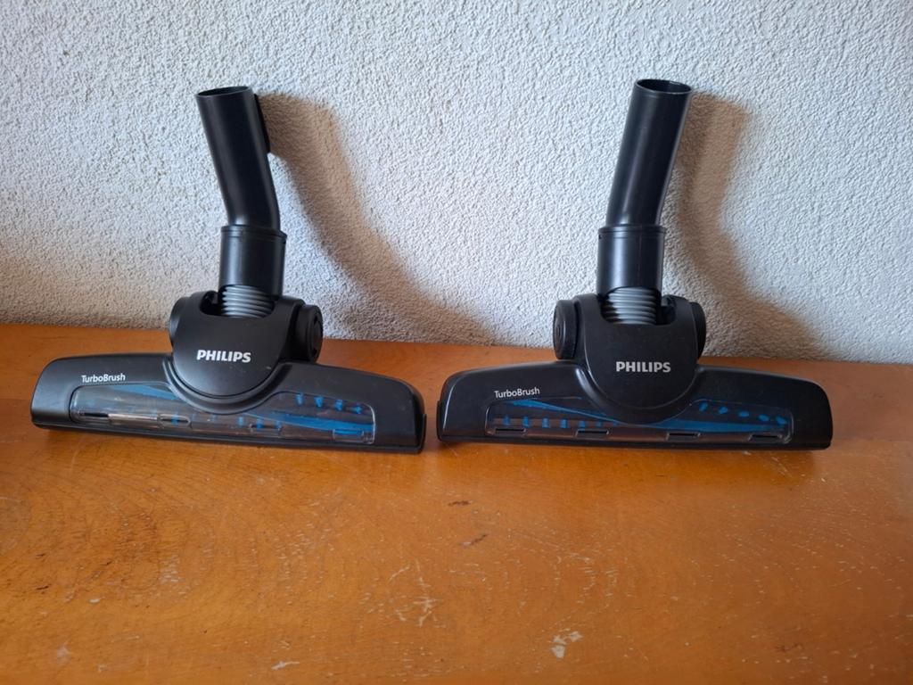 Nieuwe Philips TurboBrush stofzuigermond (2 stuks), Geschikt voor huisdieren, Philips, Overige typen, Nieuw