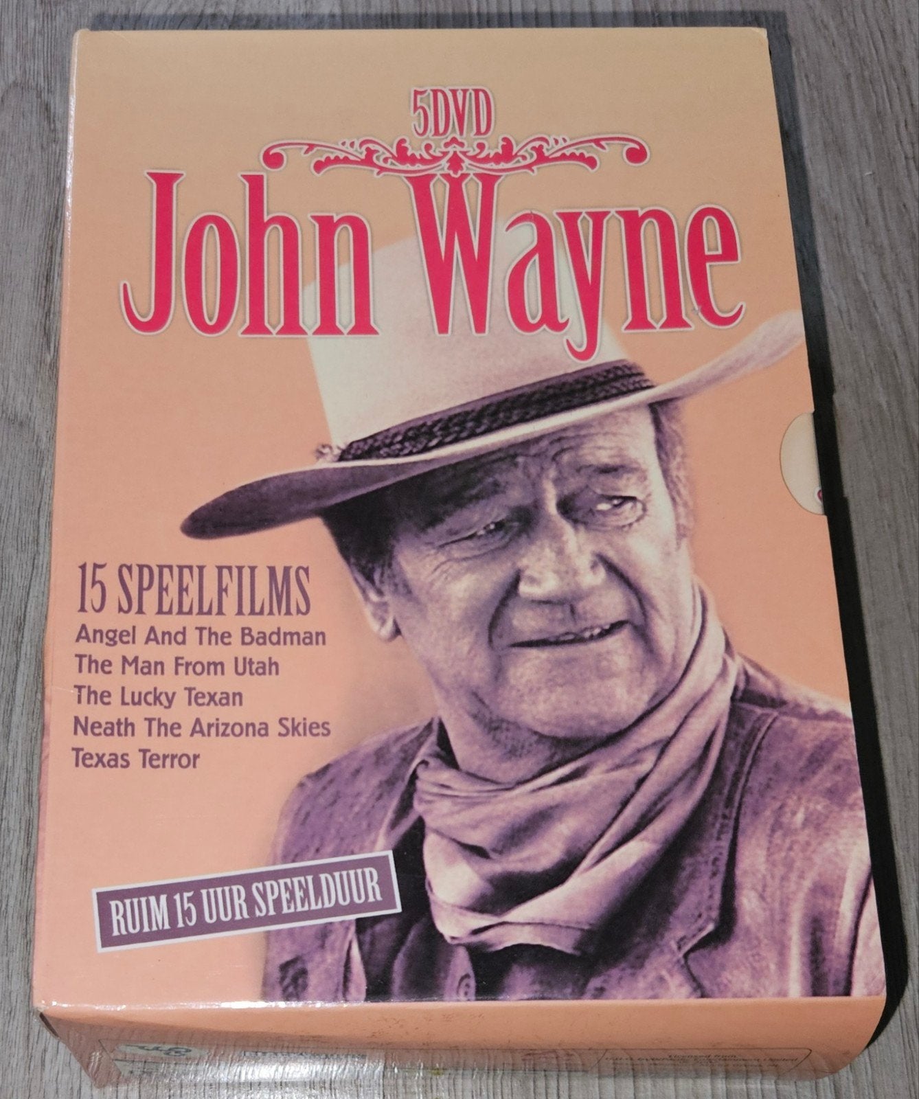 John Wayne- 5 DVD Boxset - 15 Speelfilms, Ophalen of Verzenden