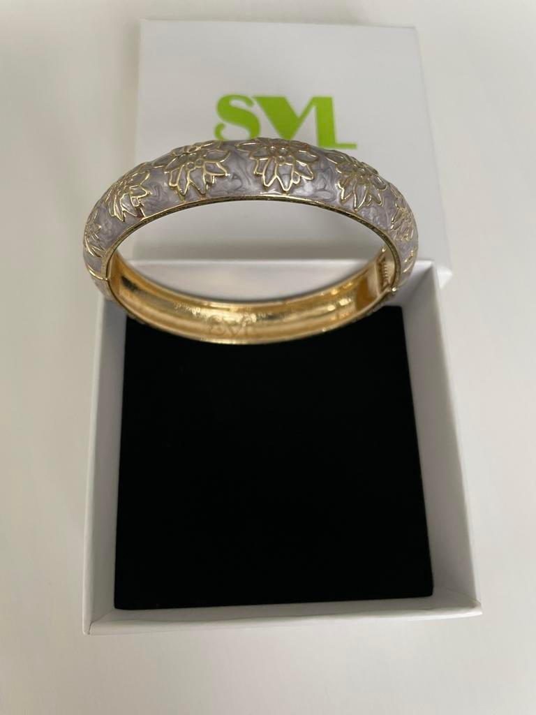 Syl Y limon armband, Ophalen of Verzenden, Nieuw, Beige, Staal
