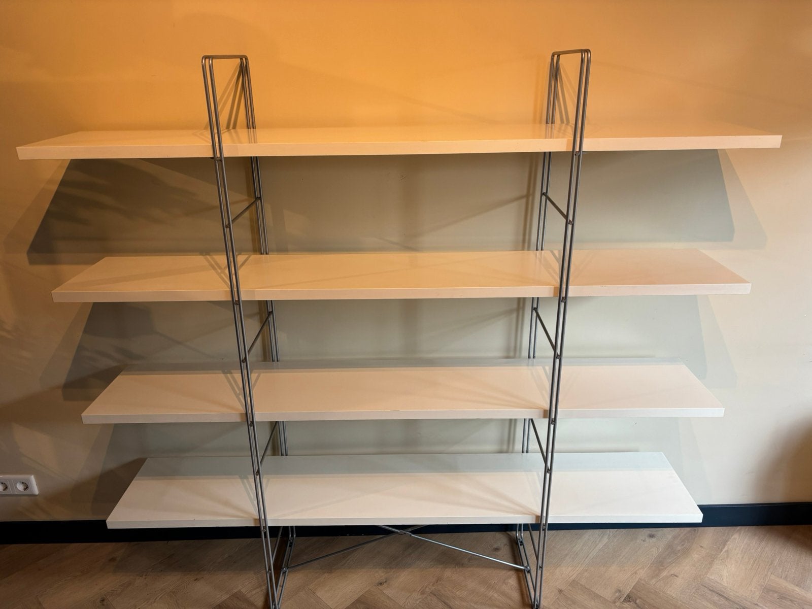 Ikea vintage Enetrie boekenkast stelling etagere display., Met plank(en), 50 tot 100 cm, Zo goed als nieuw, 150 tot 200 cm